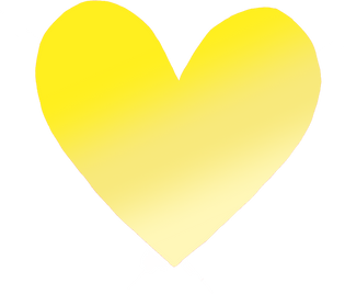 Yellow Gradient Heart
